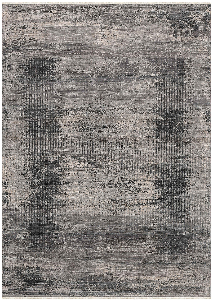 Dazzle DAZ-212 Dark Gray Rug & Hand Knotted|Saraswati Global