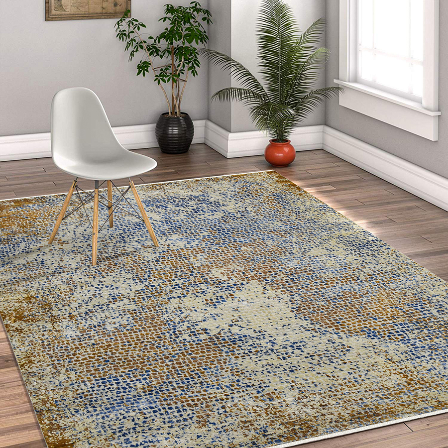 Hand Knotted Red Robin Luxury Rugs-HRM-10|Saraswati Global