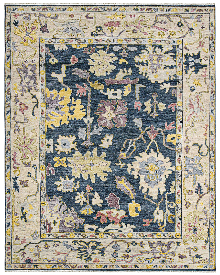 Jaigarh Medium Blue Dirty White Main Image