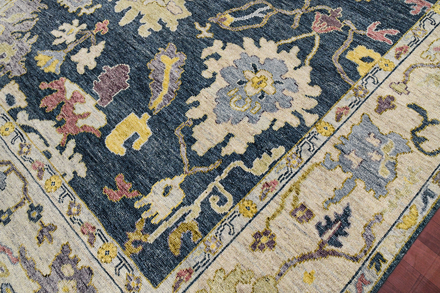 Jaigarh Medium Blue Dirty White Main Image