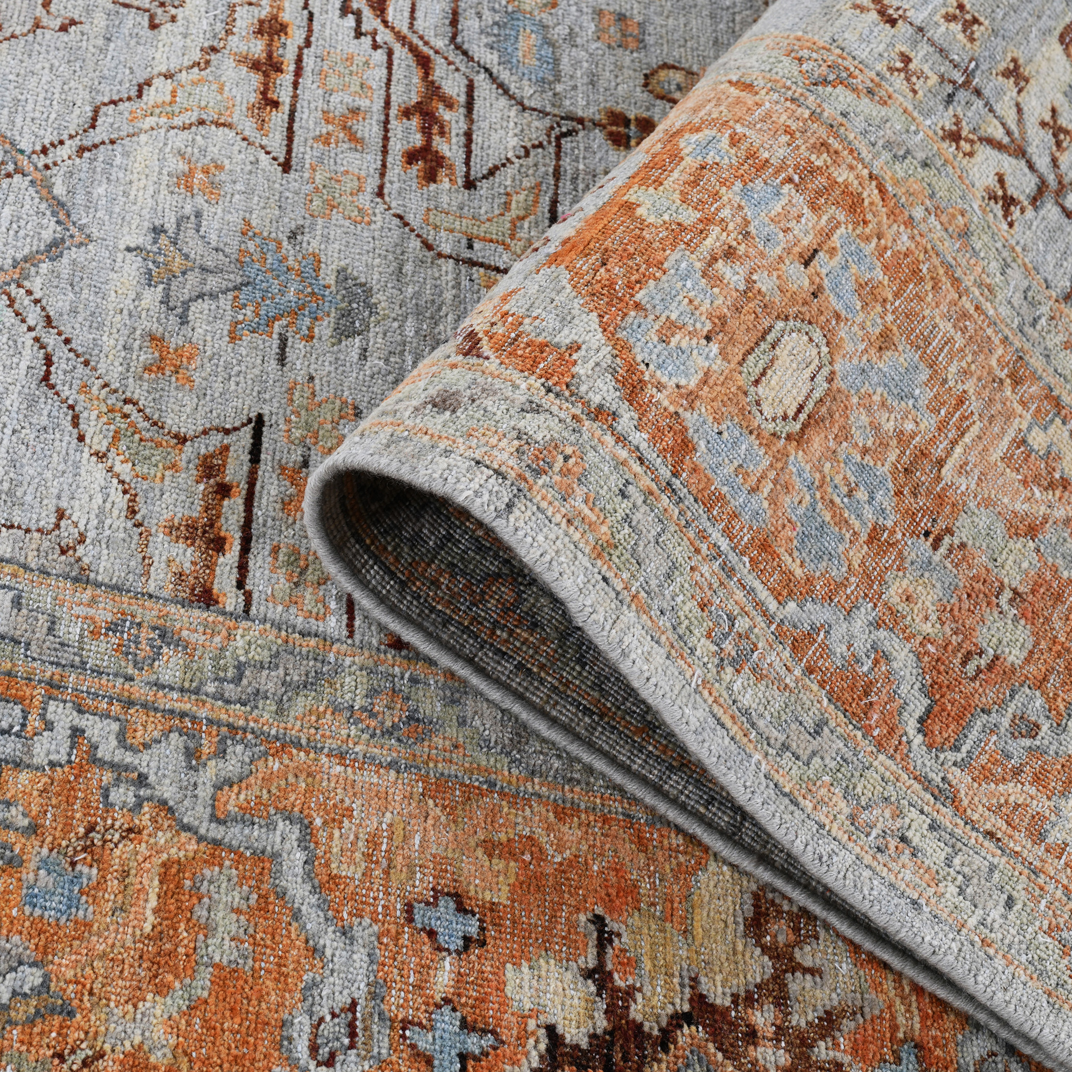 MILANO MIL-49-Ice Blue Rust Orange Main Image