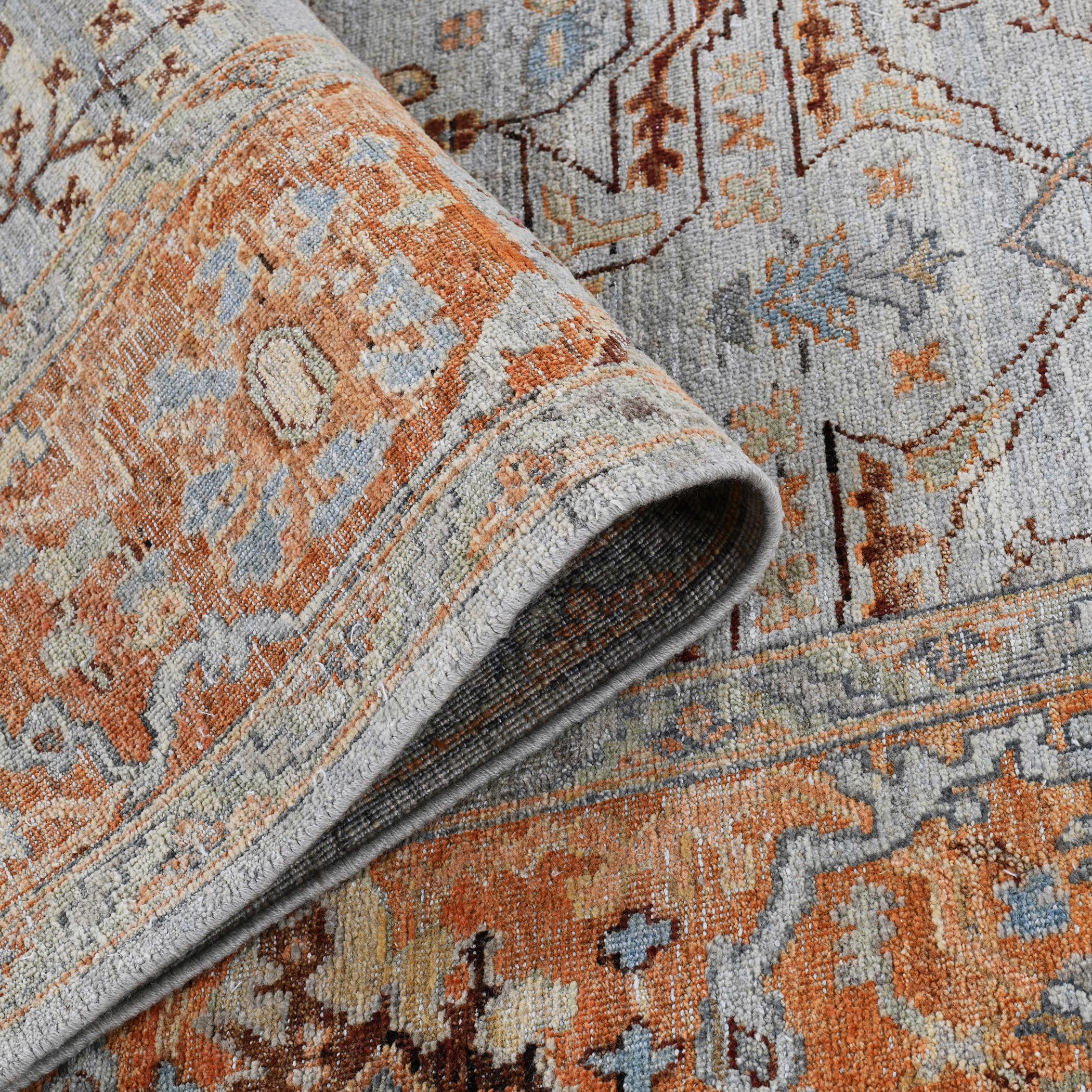 MILANO MIL-49-Ice Blue Rust Orange Main Image