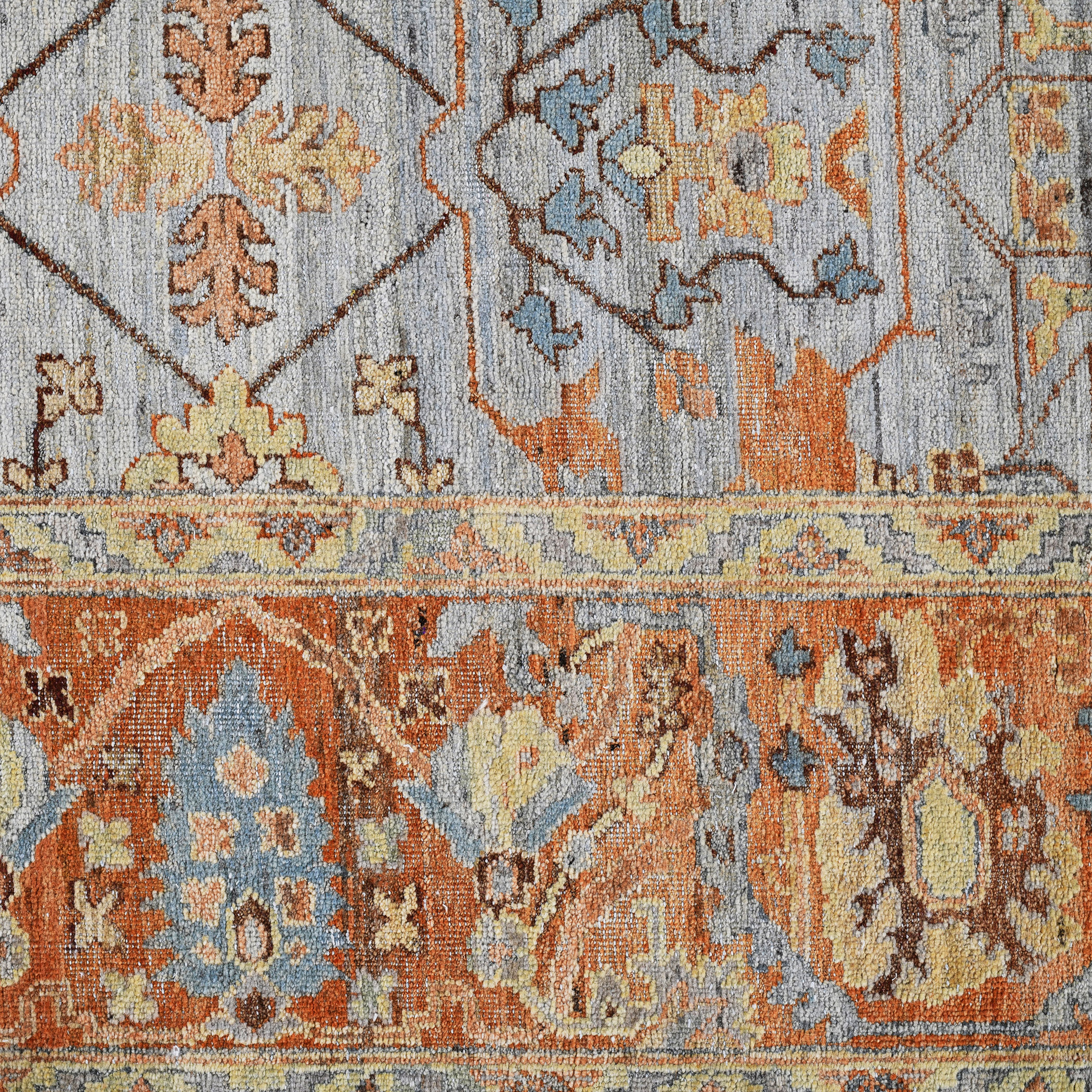 MILANO MIL-49-Ice Blue Rust Orange Main Image