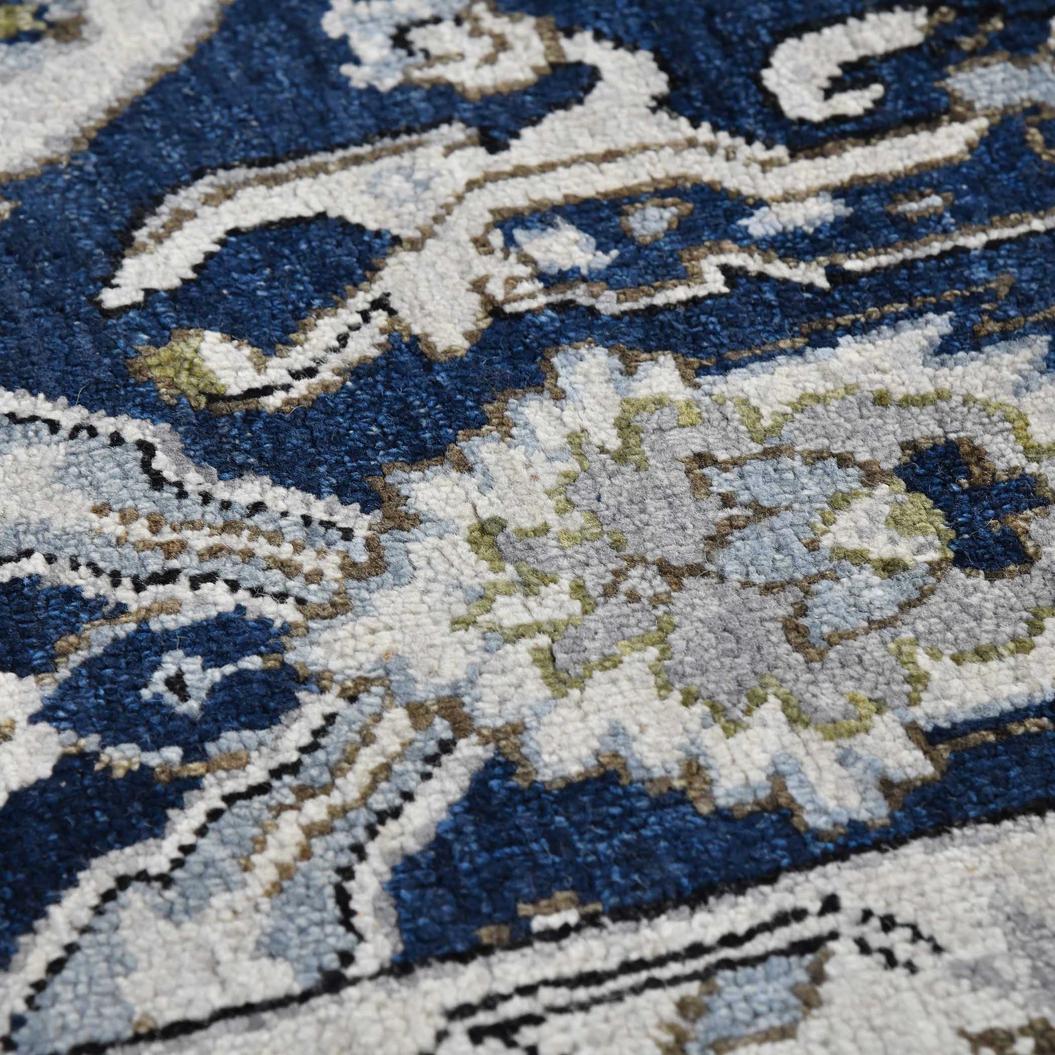 NUIT ARABE NUI-28 INDIGO IVORY Main Image